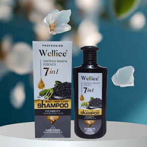 Wellice 7 in 1 Black Sesame Anti Hair Loss Shampoo Price In Pakistan